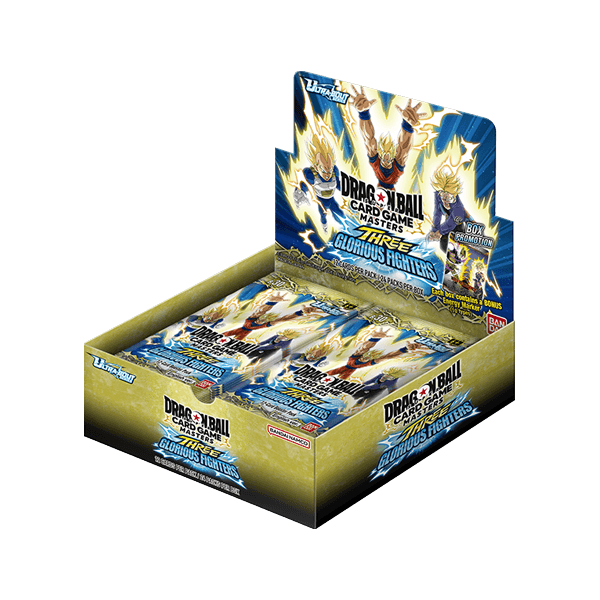 Dragon Ball Super Card Game - Masters B30 Three Glorious Fighters Booster Display (englisch)