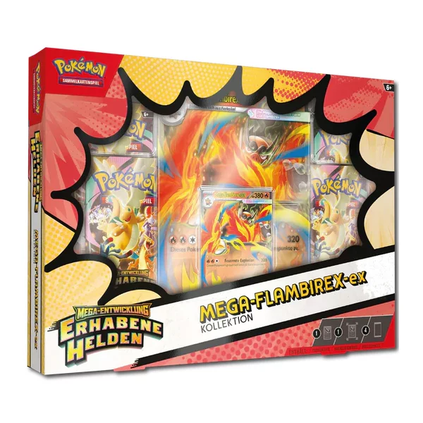 Mega-Entwicklung Erhabene Helden Mega-Flambirex-EX Kollektion (deutsch) VORVERKAUF