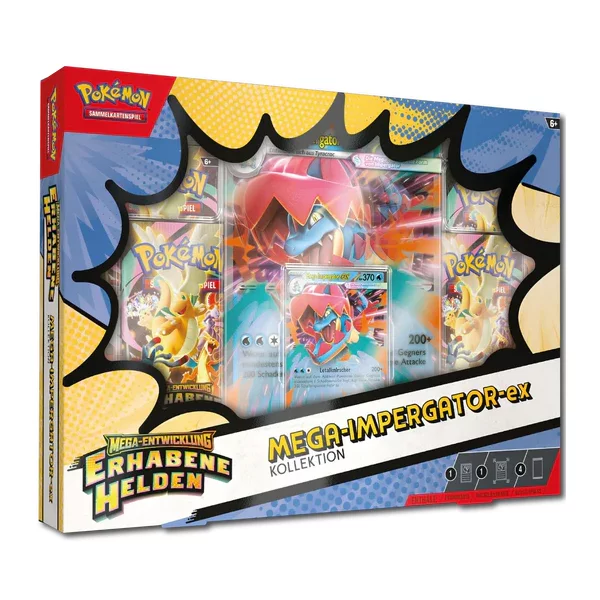 Mega-Entwicklung Erhabene Helden Mega-Impergator-EX Kollektion (deutsch)