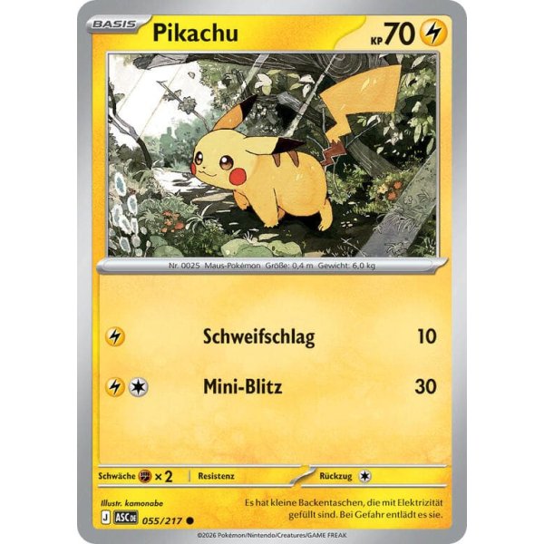 Pikachu 055/217