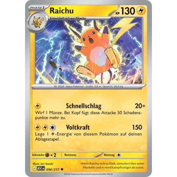 Raichu 056/217