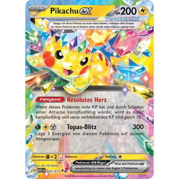 Pikachu-ex 057/217