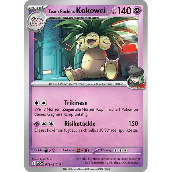 Team Rockets Kokowei 078/217