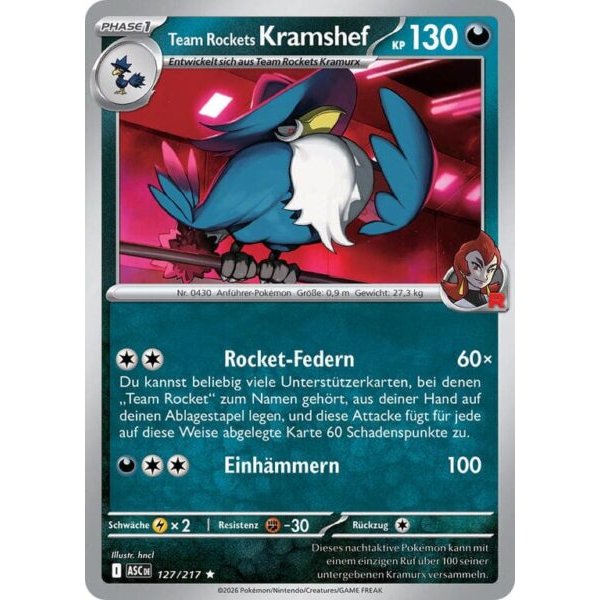 Team Rockets Kramshef 127/217