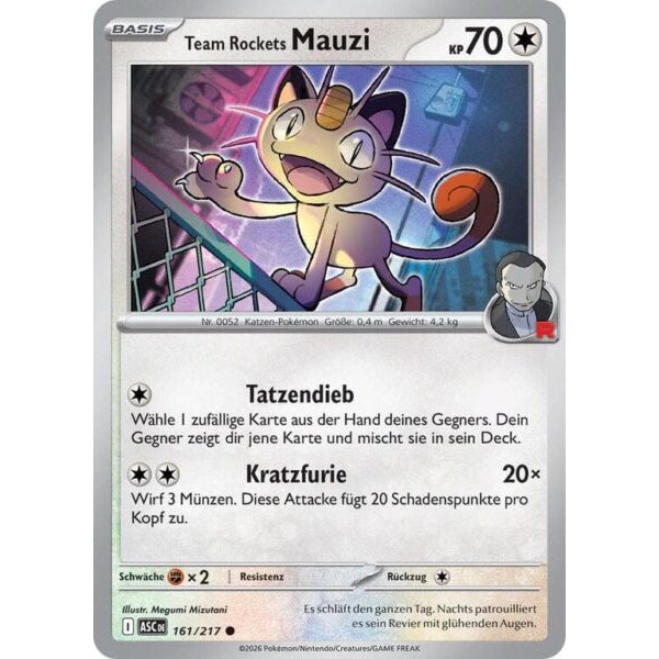 Team Rockets Mauzi 161/217