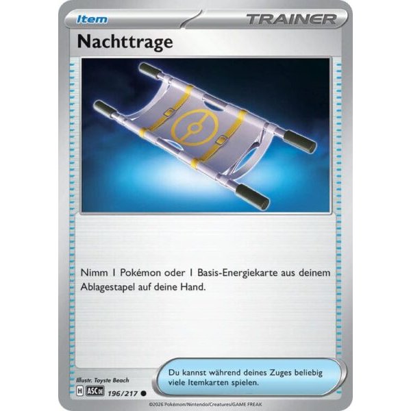 Nachttrage 196/217
