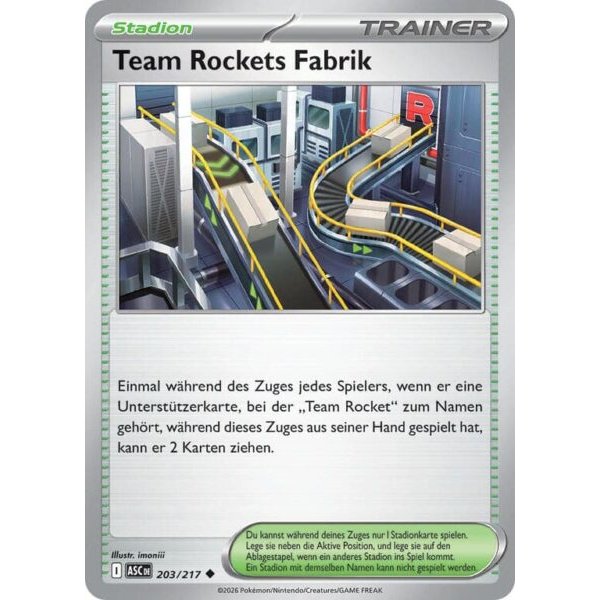 Team Rockets Fabrik 203/217