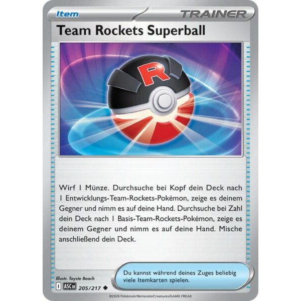 Team Rockets Superball 205/217