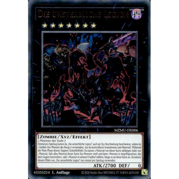 Die unsterbliche Legion MZMU-DE006 (Ultra Rare)