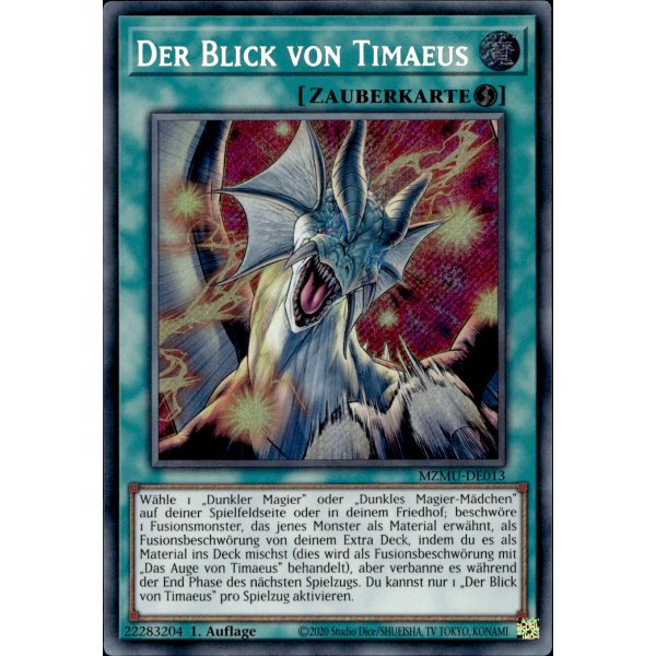 Der Blick von Timaeus MZMU-DE013 (Secret Rare)