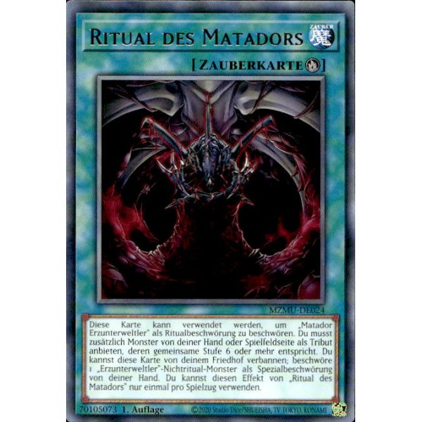 Ritual des Matadors MZMU-DE024
