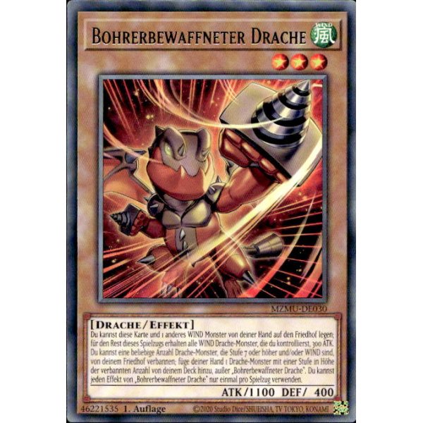 Bohrerbewaffneter Drache MZMU-DE030
