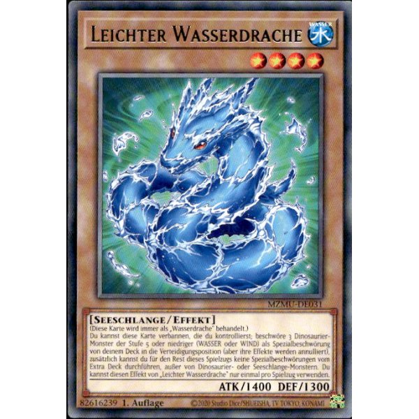 Leichter Wasserdrache MZMU-DE031