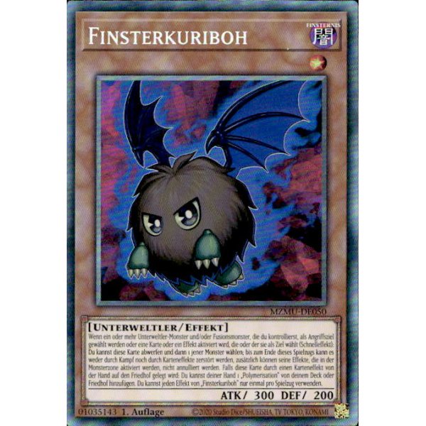 Finsterkuriboh MZMU-DE050 (Collectors Rare)