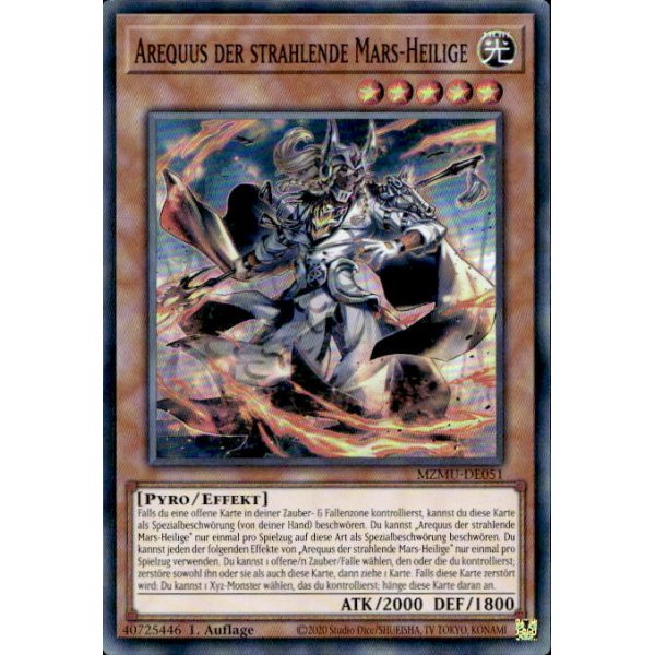 Arequus der strahlende Mars-Heilige MZMU-DE051