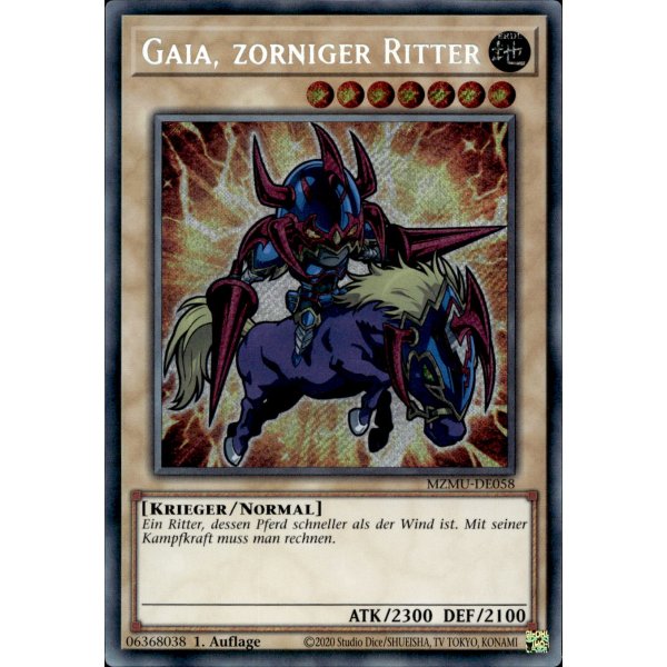 Gaia, zorniger Ritter MZMU-DE058