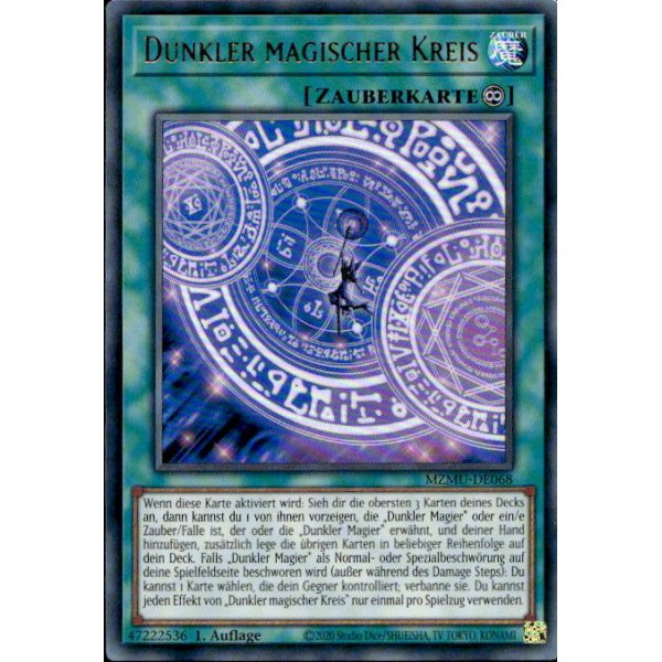 Dunkler magischer Kreis MZMU-DE068