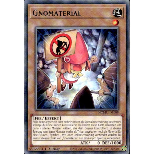 Gnomaterial MZMU-DE089