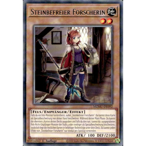 Steinbefreier Forscherin MZMU-DE092