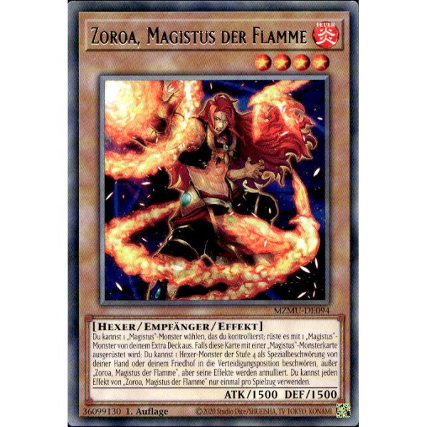 Zoroa, Magistus der Flamme MZMU-DE094