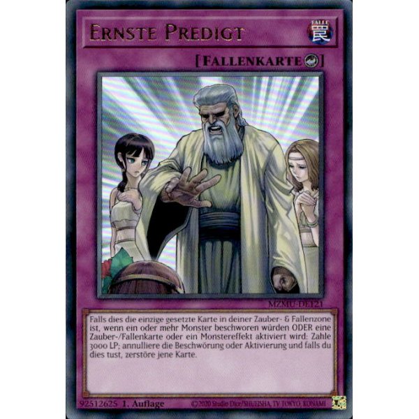 Ernste Predigt MZMU-DE121