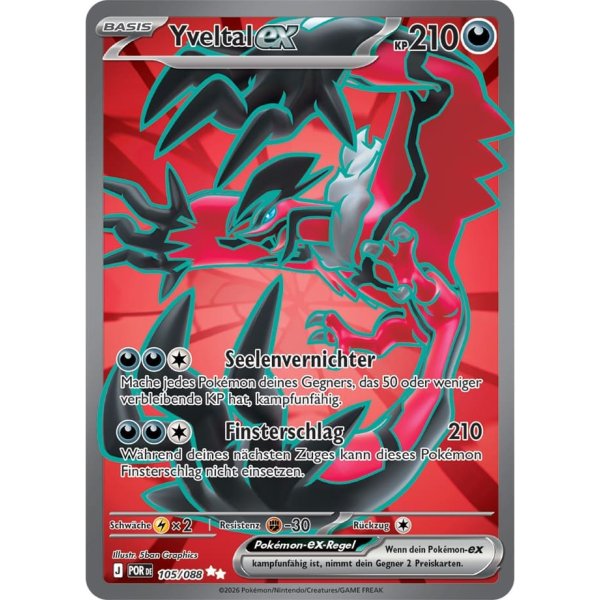 Yveltal-ex 105/088 Fullart