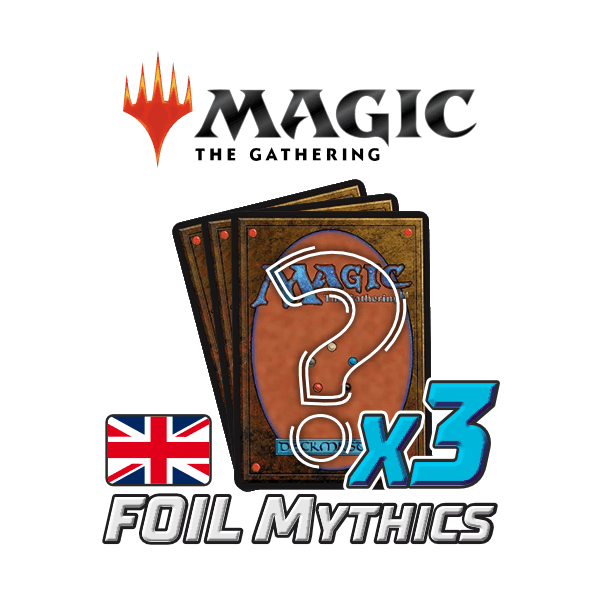 3x unterschiedliche Mythic Foils (englisch)
