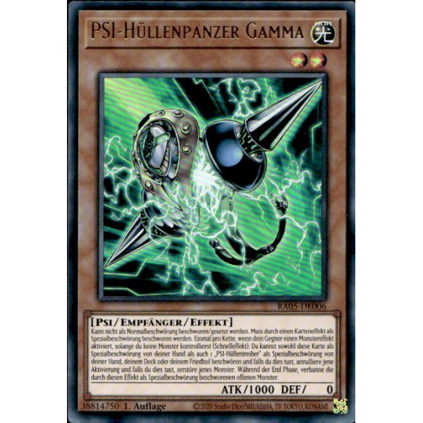 PSI-H&uuml;llenpanzer Gamma RA05-DE006 (Ultra Rare)