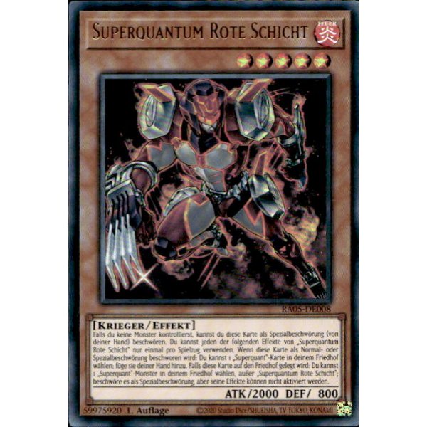 Superquantum Rote Schicht RA05-DE008 (Ultra Rare)