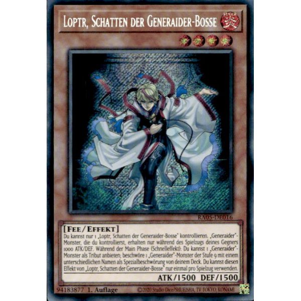 Loptr, Schatten der Generaider-Bosse RA05-DE016 (Secret Rare)