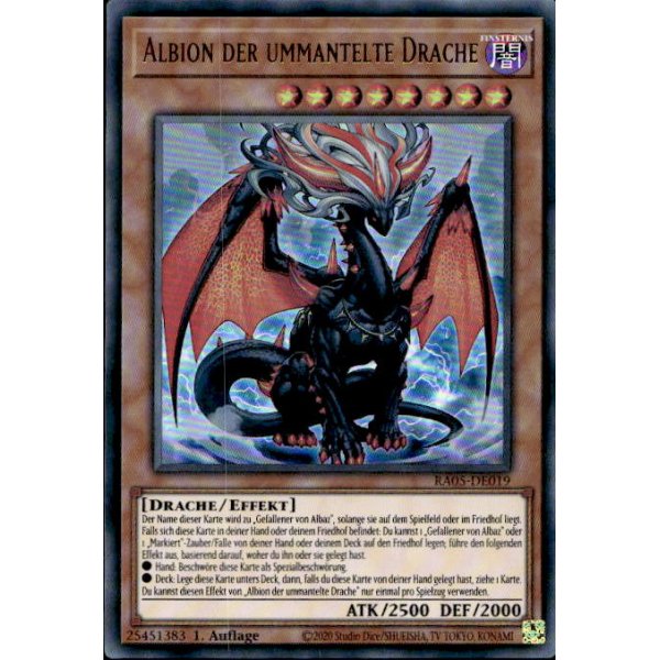 Albion der ummantelte Drache RA05-DE019 (Ultra Rare)