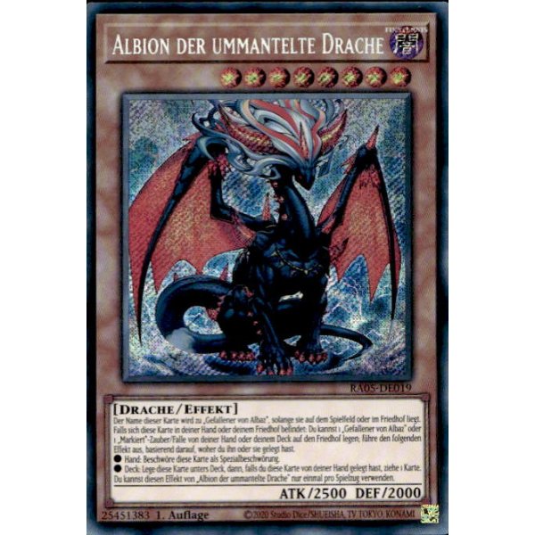 Albion der ummantelte Drache RA05-DE019 (Secret Rare)