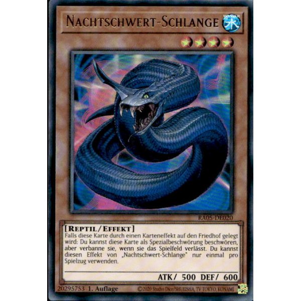 Nachtschwert-Schlange RA05-DE020 (Ultra Rare)