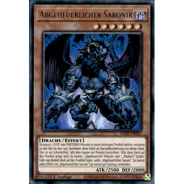 Abgeheuerlicher Saronir RA05-DE023 (Ultra Rare)