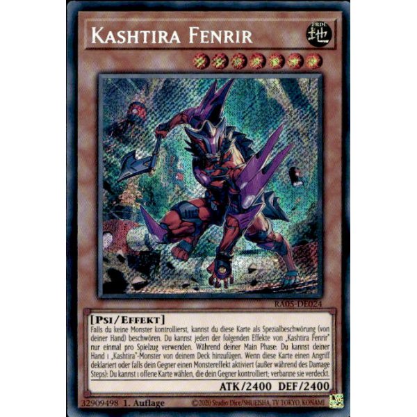 Kashtira Fenrir RA05-DE024 (Secret Rare)