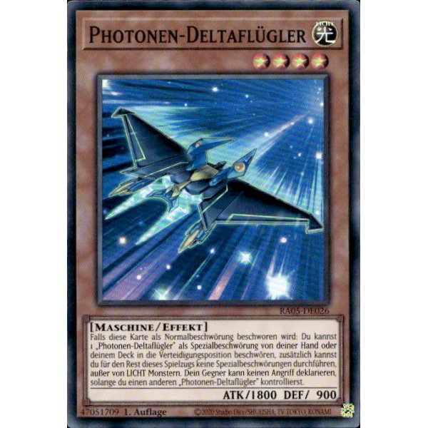 Photonen-Deltafl&uuml;gler RA05-DE026 (Super Rare)