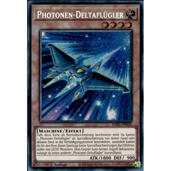 Photonen-Deltafl&uuml;gler RA05-DE026 (Secret Rare)