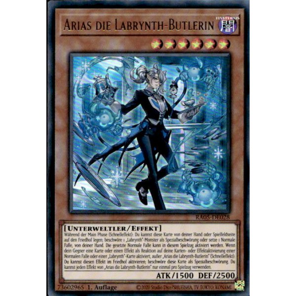 Arias die Labrynth-Butlerin RA05-DE028 (Ultra Rare)