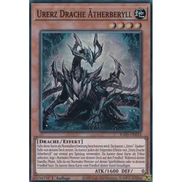 Urerz Drache &Auml;therberyll RA05-DE033 (Super Rare)