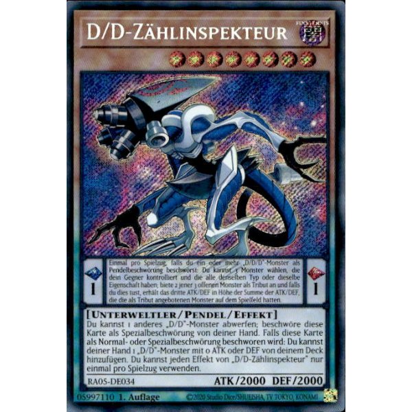D/D-Z&auml;hlinspekteur RA05-DE034 (Secret Rare)