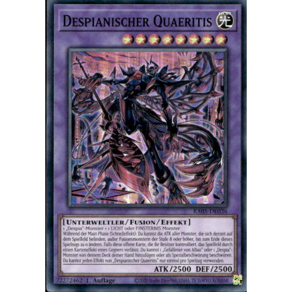 Despianischer Quaeritis RA05-DE036 (Super Rare)