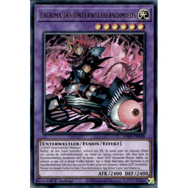 Lacrima des Unterweltlerschmieds RA05-DE038 (Ultra Rare)