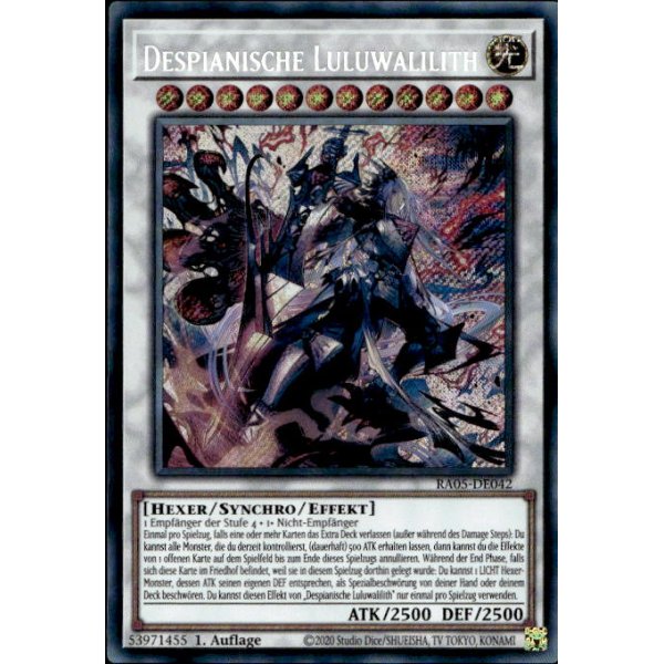 Despianische Luluwalilith RA05-DE042 (Secret Rare)
