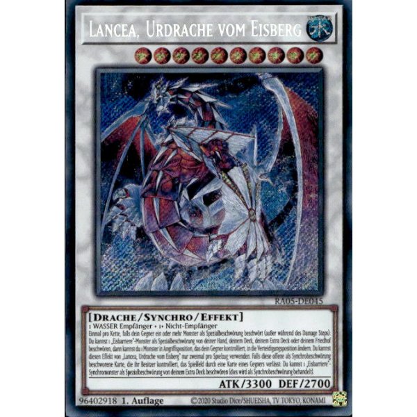 Lancea, Urdrache vom Eisberg RA05-DE045 (Secret Rare)