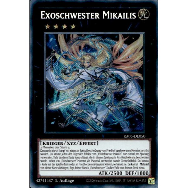 Exoschwester Mikailis RA05-DE050 (Secret Rare)