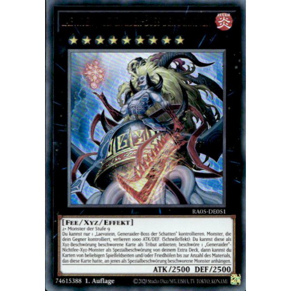 Laevatein, Generaider-Boss der Schatten RA05-DE051 (Ultra Rare)