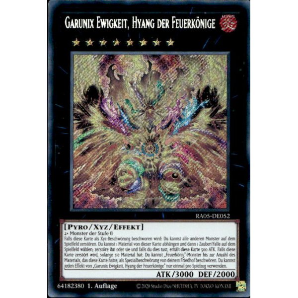 Garunix Ewigkeit, Hyang der Feuerk&ouml;nige RA05-DE052 (Secret Rare)