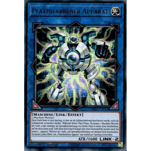 Platinfarbener Apparat RA05-DE054 (Ultra Rare)