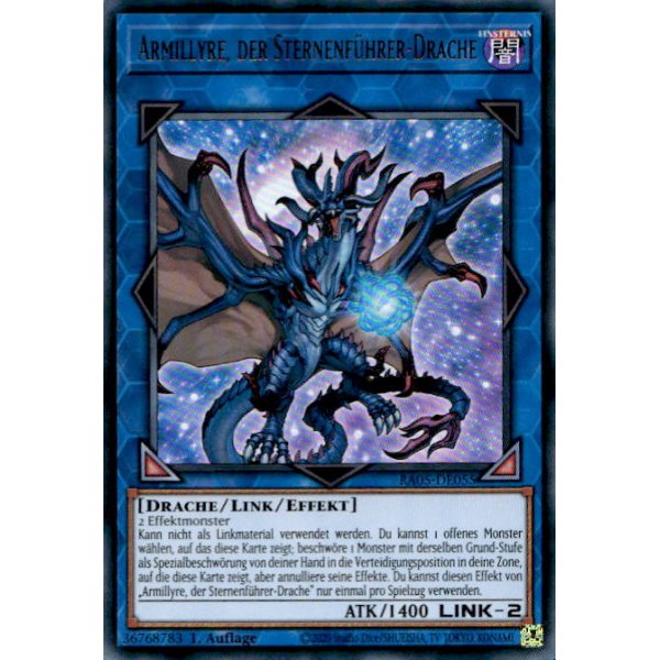 Armillyre, der Sternenf&uuml;hrer-Drache RA05-DE055 (Ultra Rare)