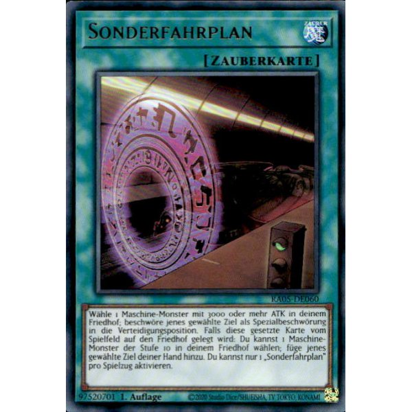 Sonderfahrplan RA05-DE060 (Ultra Rare)